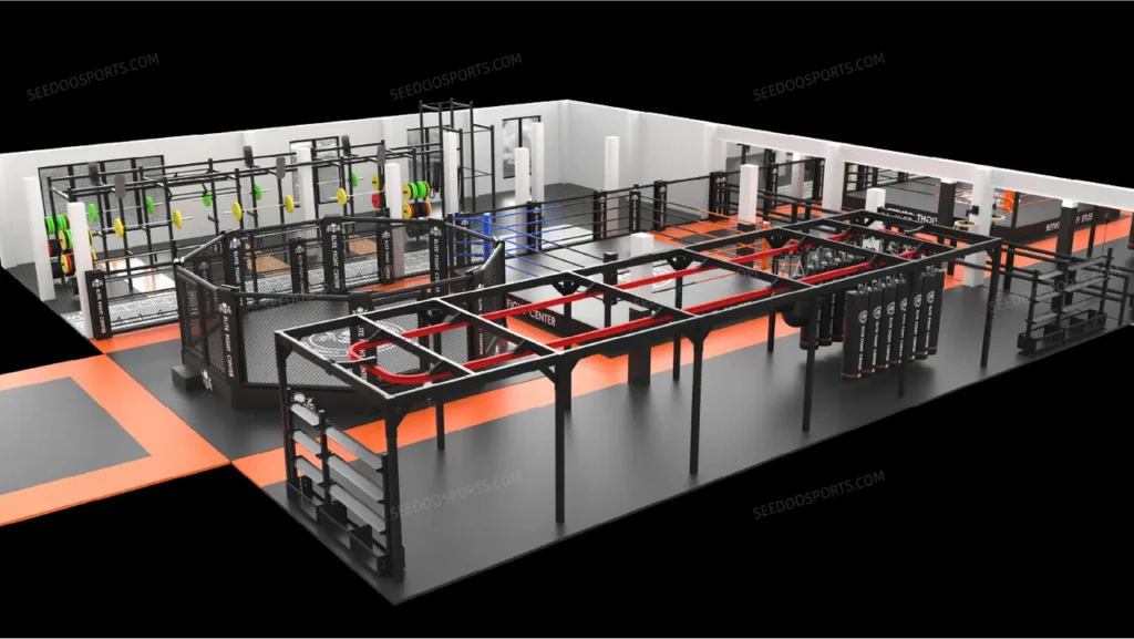elite fight center 3D design