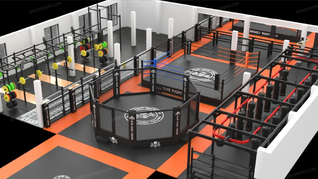 elite fight center 3D design 2
